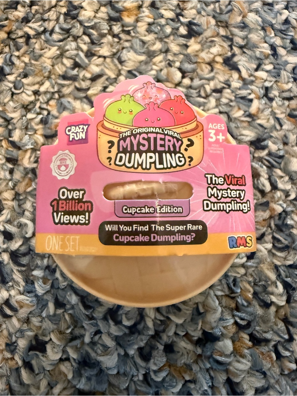 NWT RMS mystery squishy bun dumpling mini cupcake sensory toy